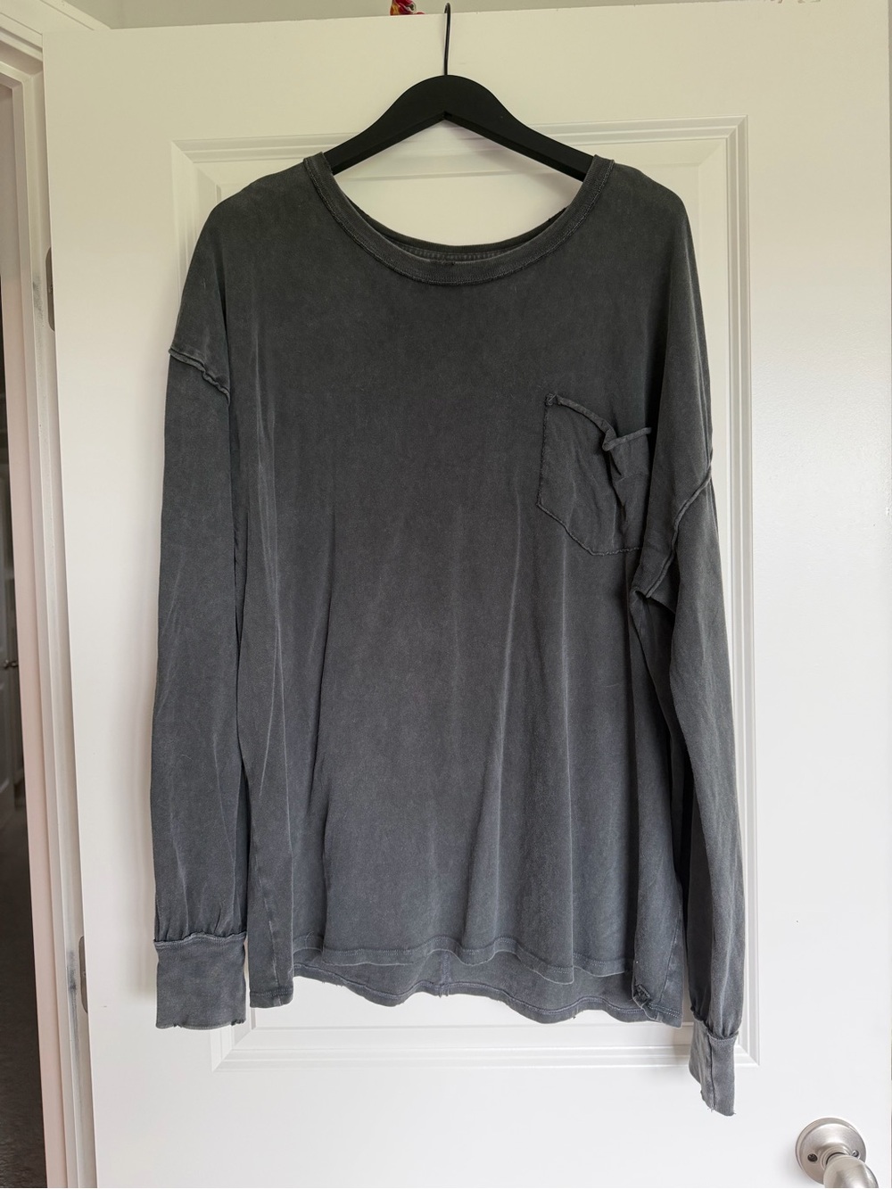 We The Free Fade Into You Top in Washed Black - Picture 5 of 6